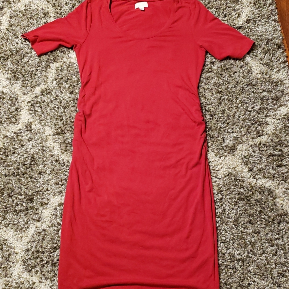 Red Maternity Dress